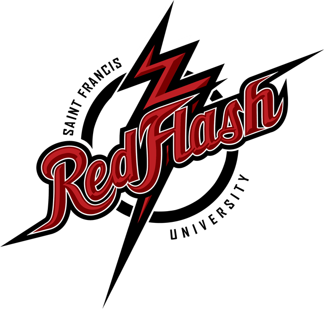 Saint Francis Red Flash 2012-Pres Primary Logo iron on paper